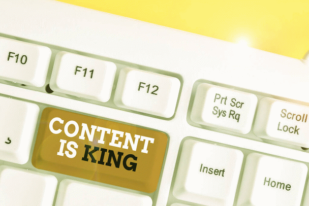 محتوا پادشاه است